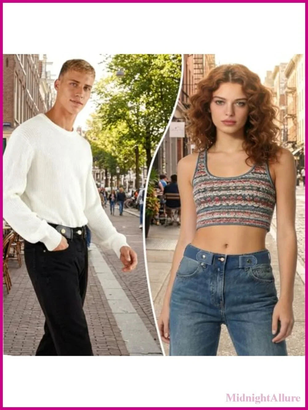 Invisible No Buckle Elastic Stretch Belt Set for Pants Jeans